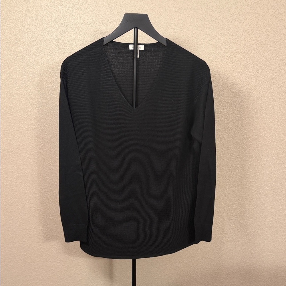 Ella Moss Black V-Neck Sweater